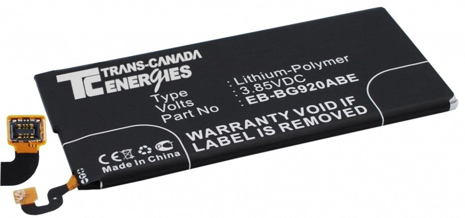 Galaxy S6 - SGS6 Cell phone replacement battery Samsung 2550mAh