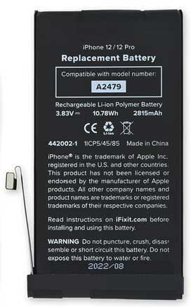 IP12 iPhone 12 & 12 Pro Battery
