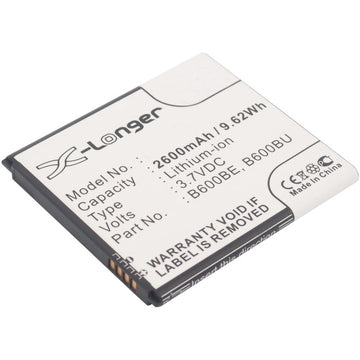 Galaxy S4 - CE-SGI9500 Cell phone replacement battery Samsung 2600mAh